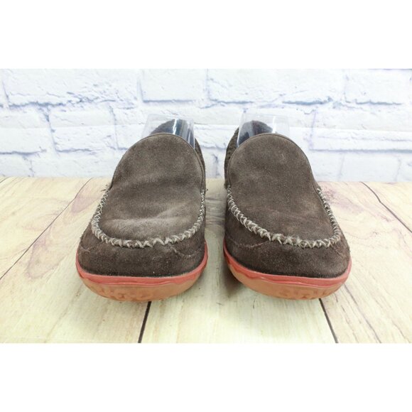 LL Bean Mountain Slippers Suede Bean Boot Brown Size 9 M - Picture 4 of 9